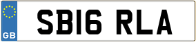 Truck License Plate